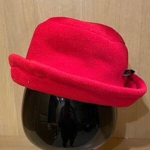 Isotoner Polartec Red Fleece Hat